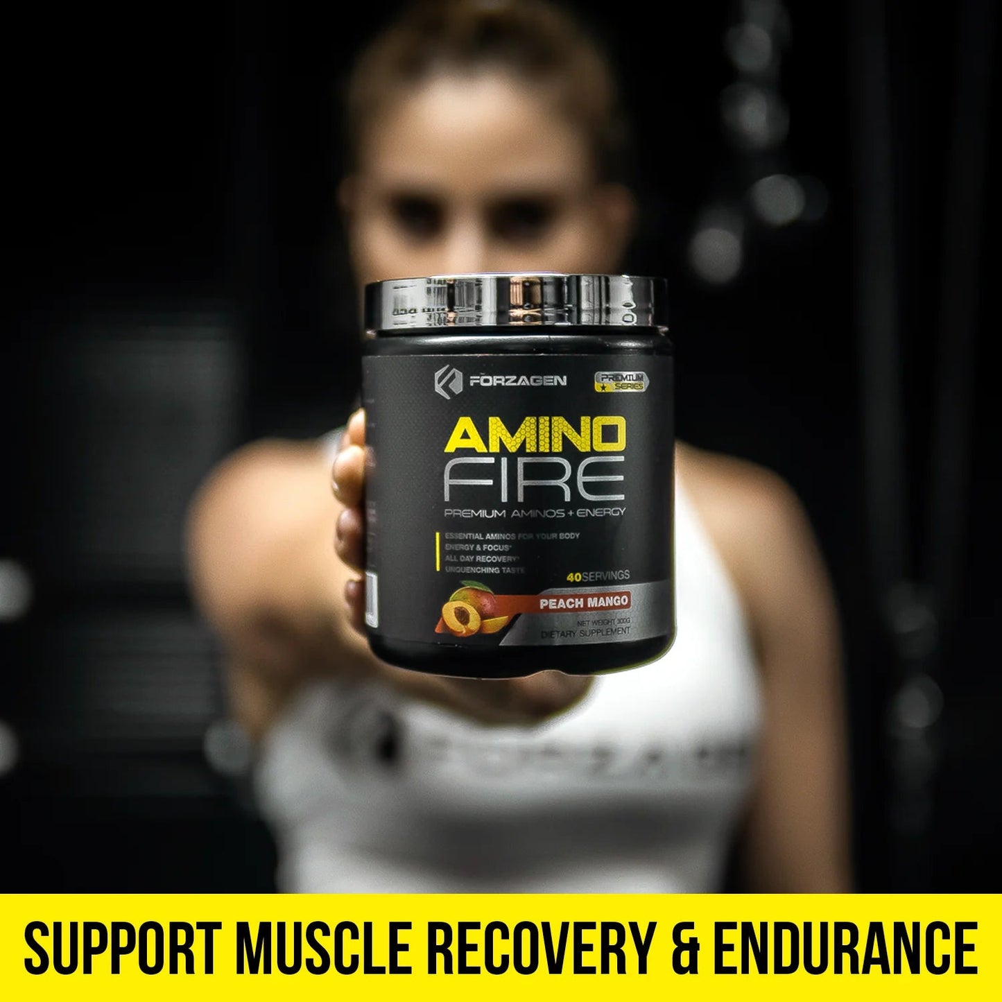 Amino Energy + BCAA Amino Acids - Energy | Focus | Endurance | Reaction | 40 Servings of Amazing Flavors | Amino Fire (Peach Mango)Amino Energy + BCAA Amino Acids - Energy | Focus | Endurance | Reaction | 40 Servings of Amazing Flavors | Amino Fire (Peach Mango)