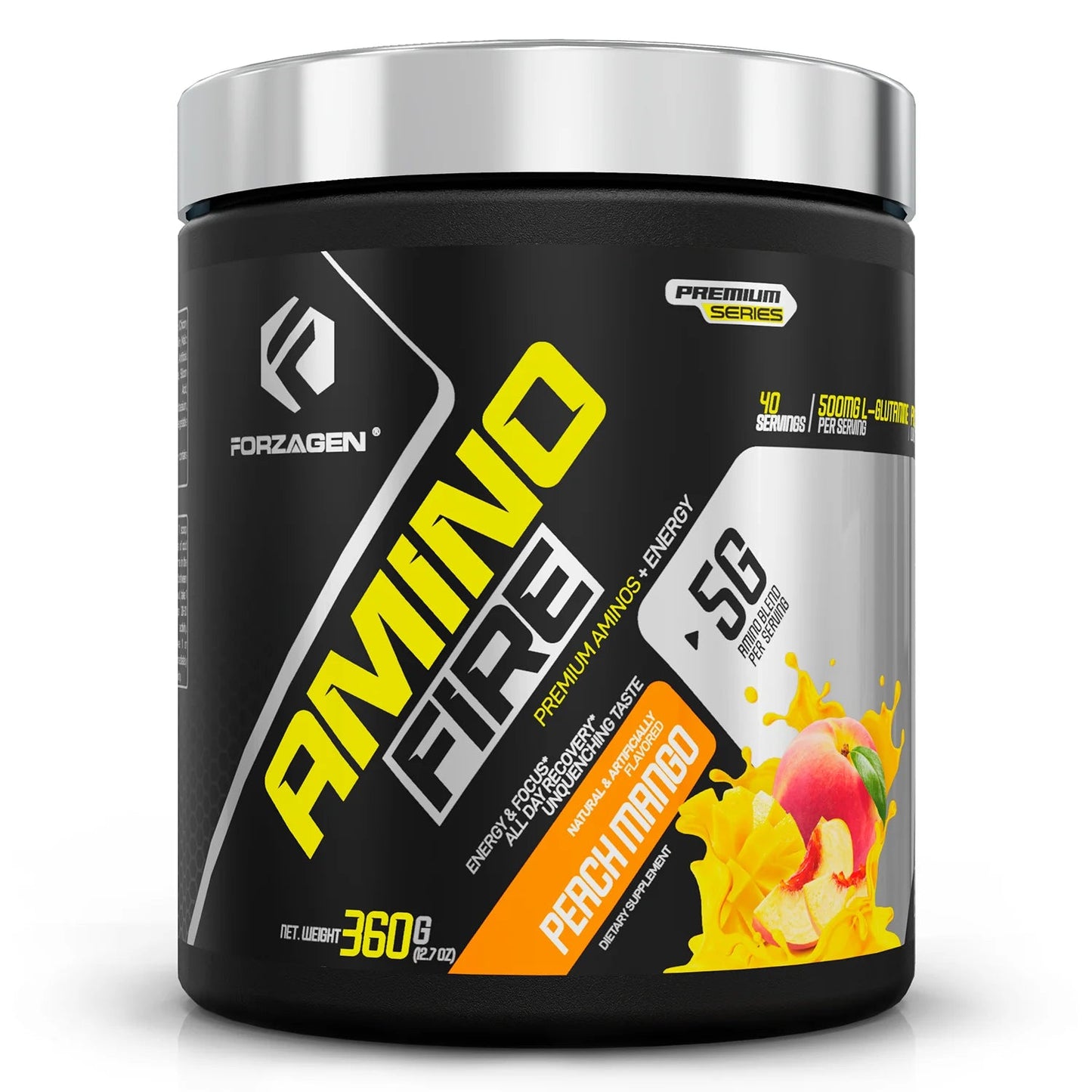 Amino Energy + BCAA Amino Acids - Energy | Focus | Endurance | Reaction | 40 Servings of Amazing Flavors | Amino Fire (Peach Mango)Amino Energy + BCAA Amino Acids - Energy | Focus | Endurance | Reaction | 40 Servings of Amazing Flavors | Amino Fire (Peach Mango)
