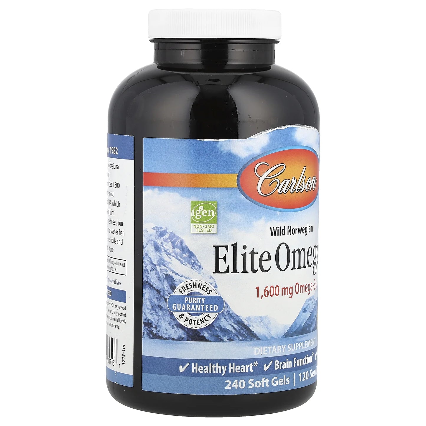Elite Omega-3 Fish Oil Gems Softgels, 1250 Mg, 240 Ct