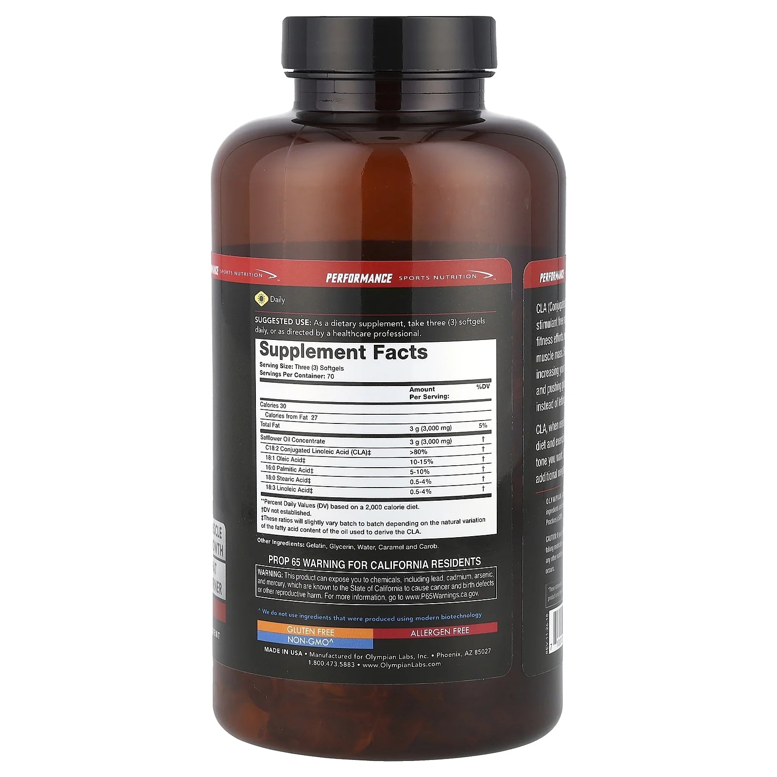 PSN CLA 3000 Mg 210 Ct