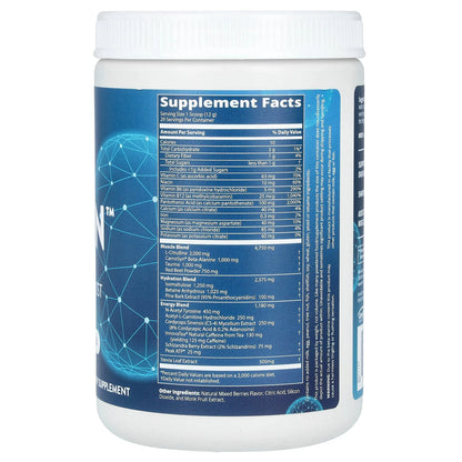 Driven, Pre Workout Powder, Mixed Berries, 29 Servings