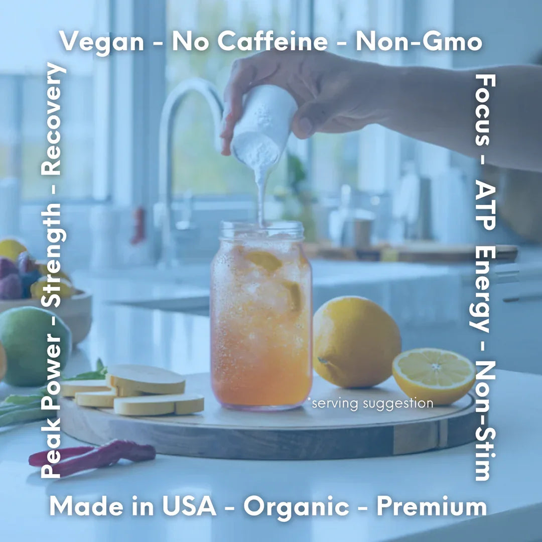 SPARQ Peak ATP Power & Performance Booster – 500Mg ATP, D-Ribose, DMG & NAD+ – Boosts Muscle Mass, Energy, Stamina, Strength & Recovery – Caffeine-Free Pre-Workout Powder