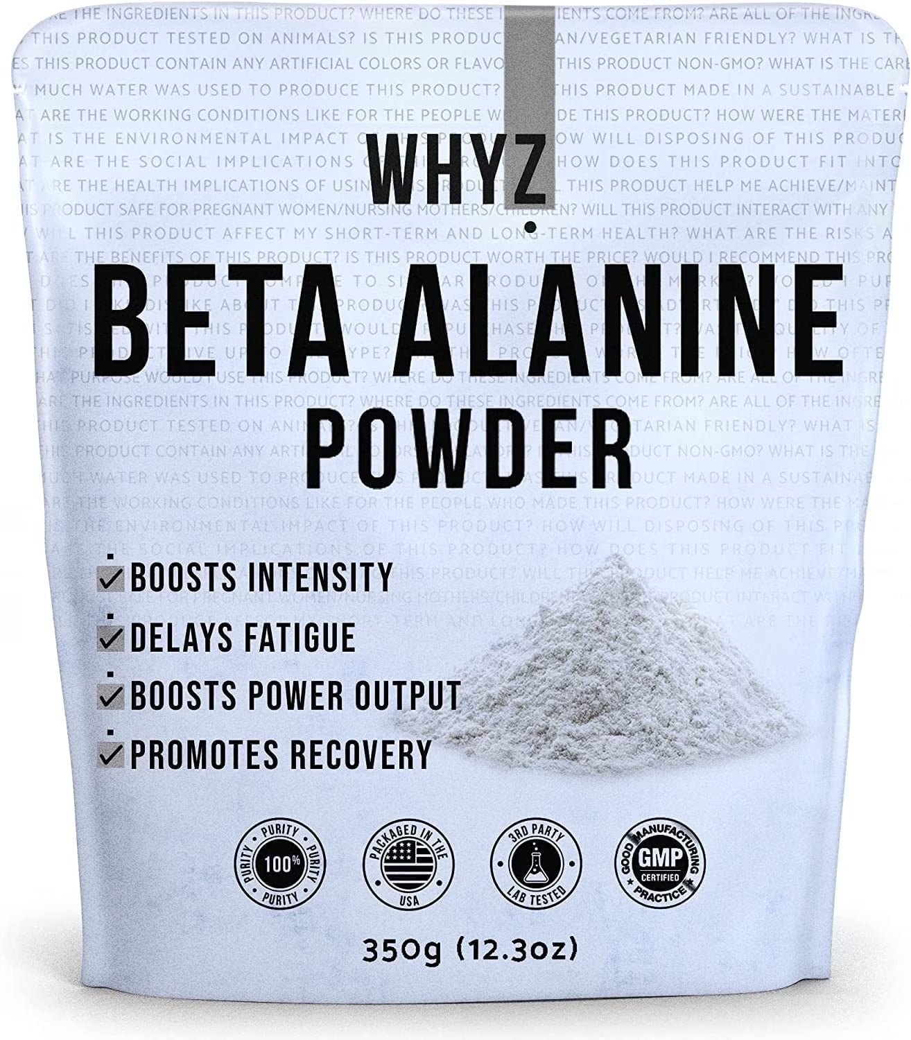Beta Alanine Powder, Promotes Recovery, 350G, 467 ServingsBeta Alanine Powder, Promotes Recovery, 350G, 467 Servings