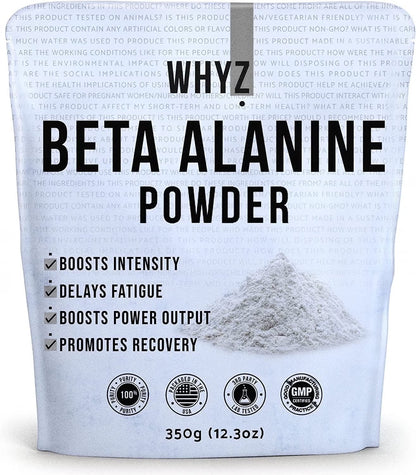 Beta Alanine Powder, Promotes Recovery, 350G, 467 ServingsBeta Alanine Powder, Promotes Recovery, 350G, 467 Servings