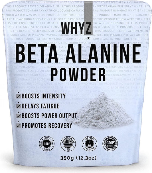 Beta Alanine Powder, Promotes Recovery, 350G, 467 ServingsBeta Alanine Powder, Promotes Recovery, 350G, 467 Servings