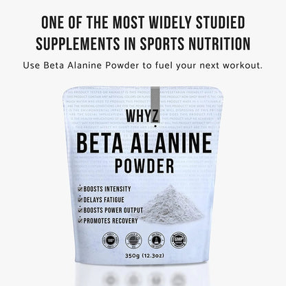 Beta Alanine Powder, Promotes Recovery, 350G, 467 ServingsBeta Alanine Powder, Promotes Recovery, 350G, 467 Servings