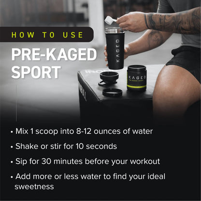 Pre- Sport Pre-Workout: Energy, Focus, Hydration, Endurance