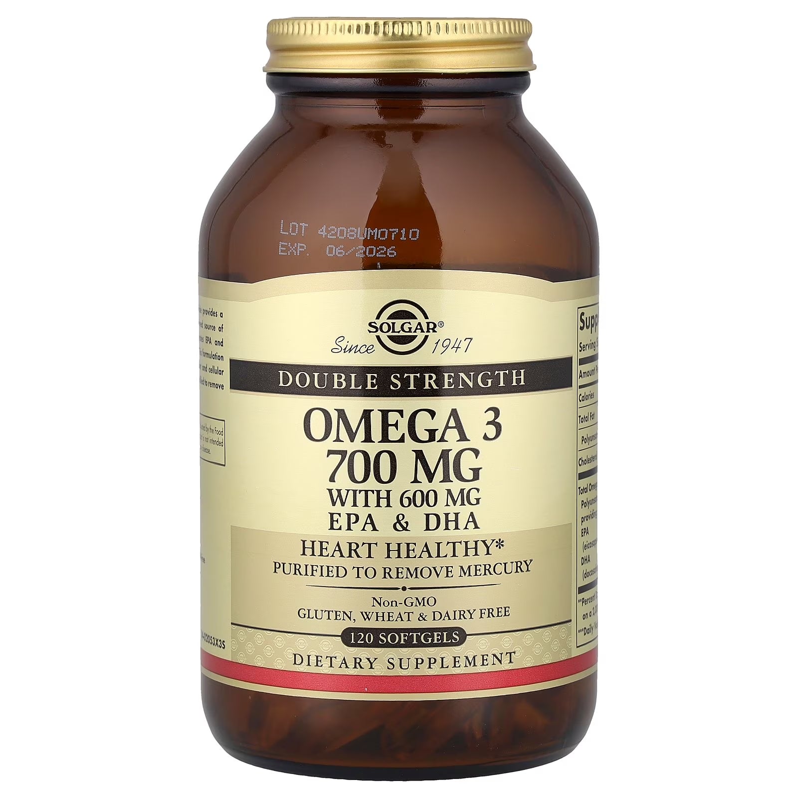 Omega-3 EPA & DHA, 700Mg, 120Ct
