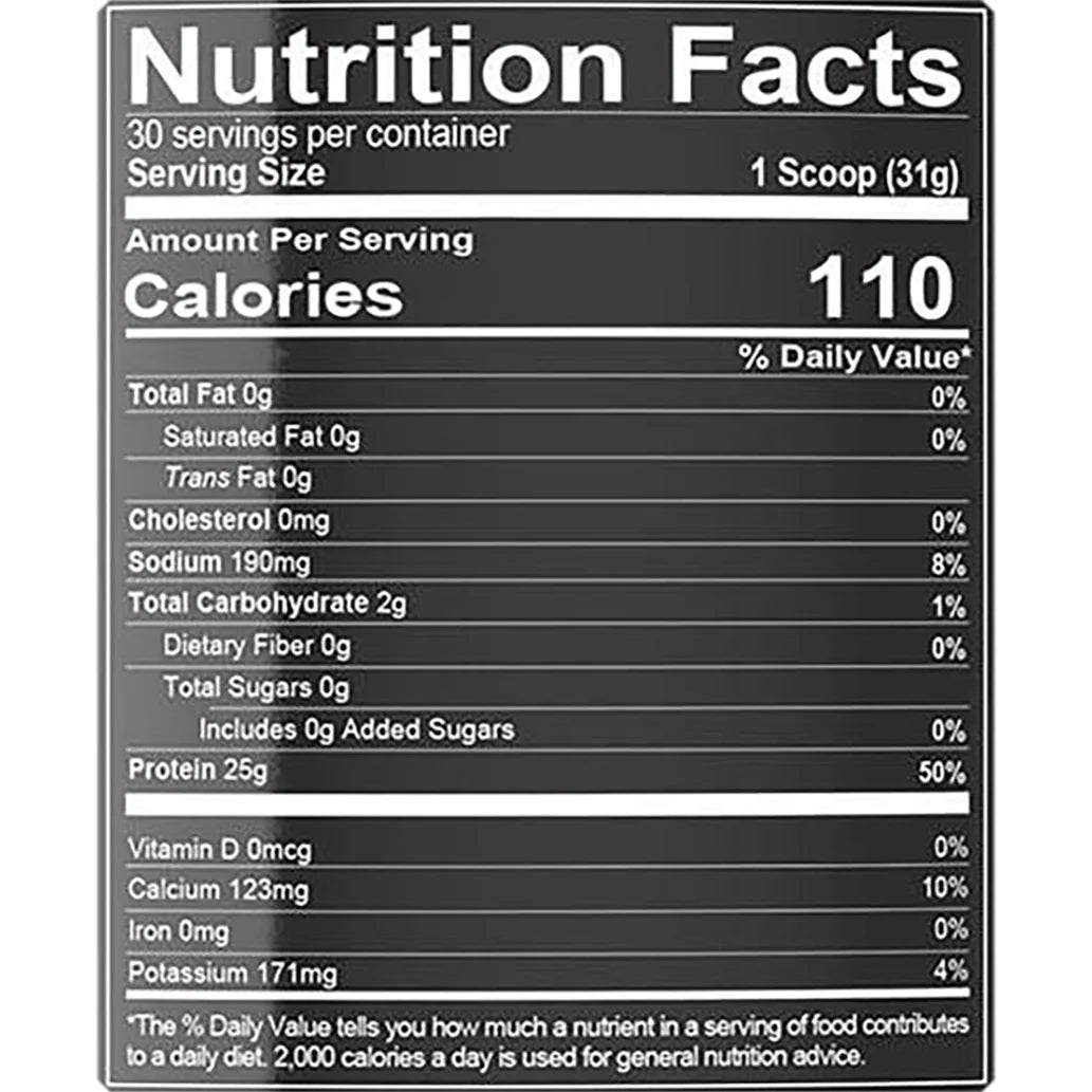 , Isotope 2Lb, Whey Protein Isolate, Vanilla, Powder, 30 Servings