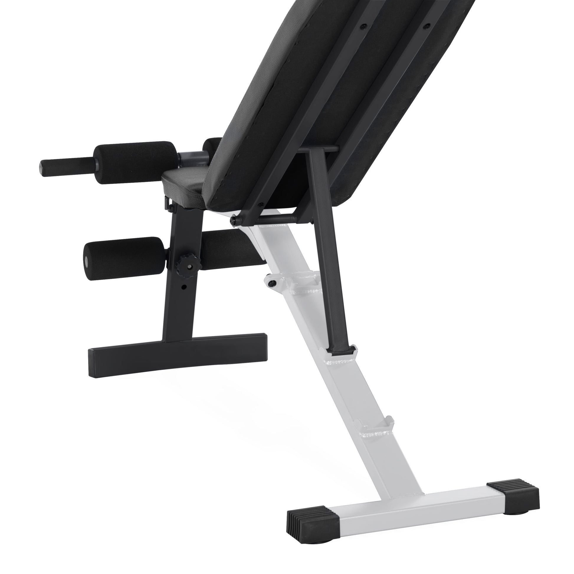 Strength Adjustable FID Weight Bench (600 Lb Weight acity), White