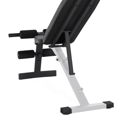 Strength Adjustable FID Weight Bench (600 Lb Weight acity), White