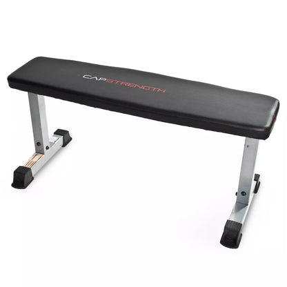 CAP Strength Flat Weight Bench - Gray/BlackCAP Strength Flat Weight Bench - Gray/Black
