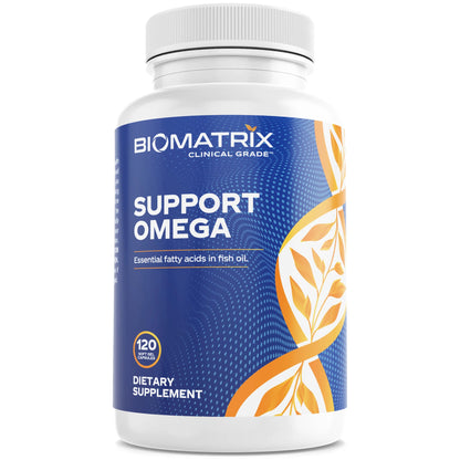 Support Omega - Omega 3 Fish Oil - Cardiovascular, Musculoskeletal Support, 120 Caps