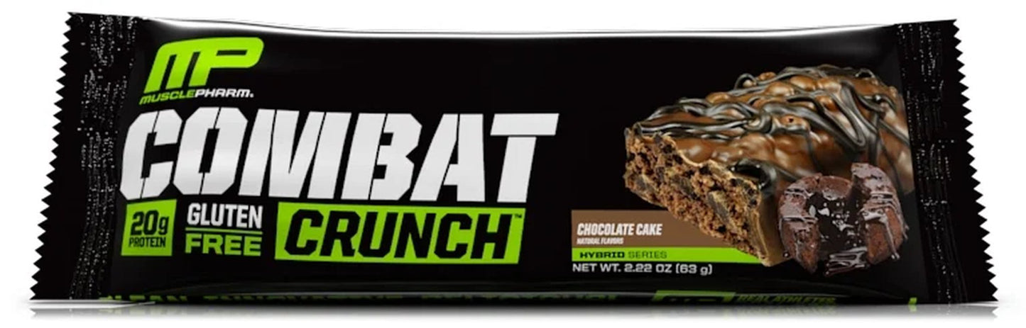Combat Crunch Protein Bar, Chocolate Cake, 20G Protein, 12 CtCombat Crunch Protein Bar, Chocolate Cake, 20G Protein, 12 Ct