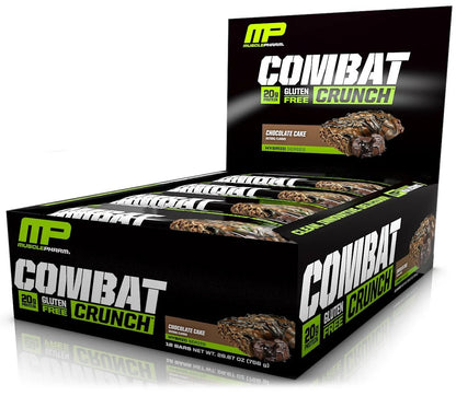 Combat Crunch Protein Bar, Chocolate Cake, 20G Protein, 12 CtCombat Crunch Protein Bar, Chocolate Cake, 20G Protein, 12 Ct
