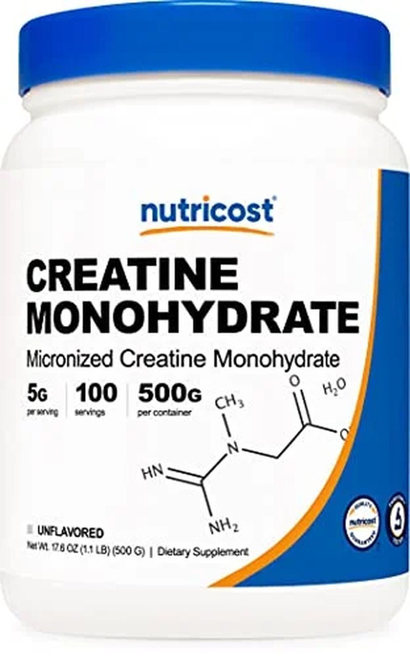 Creatine Monohydrate Powder 500 Grams (Unflavored) SupplementCreatine Monohydrate Powder 500 Grams (Unflavored) Supplement