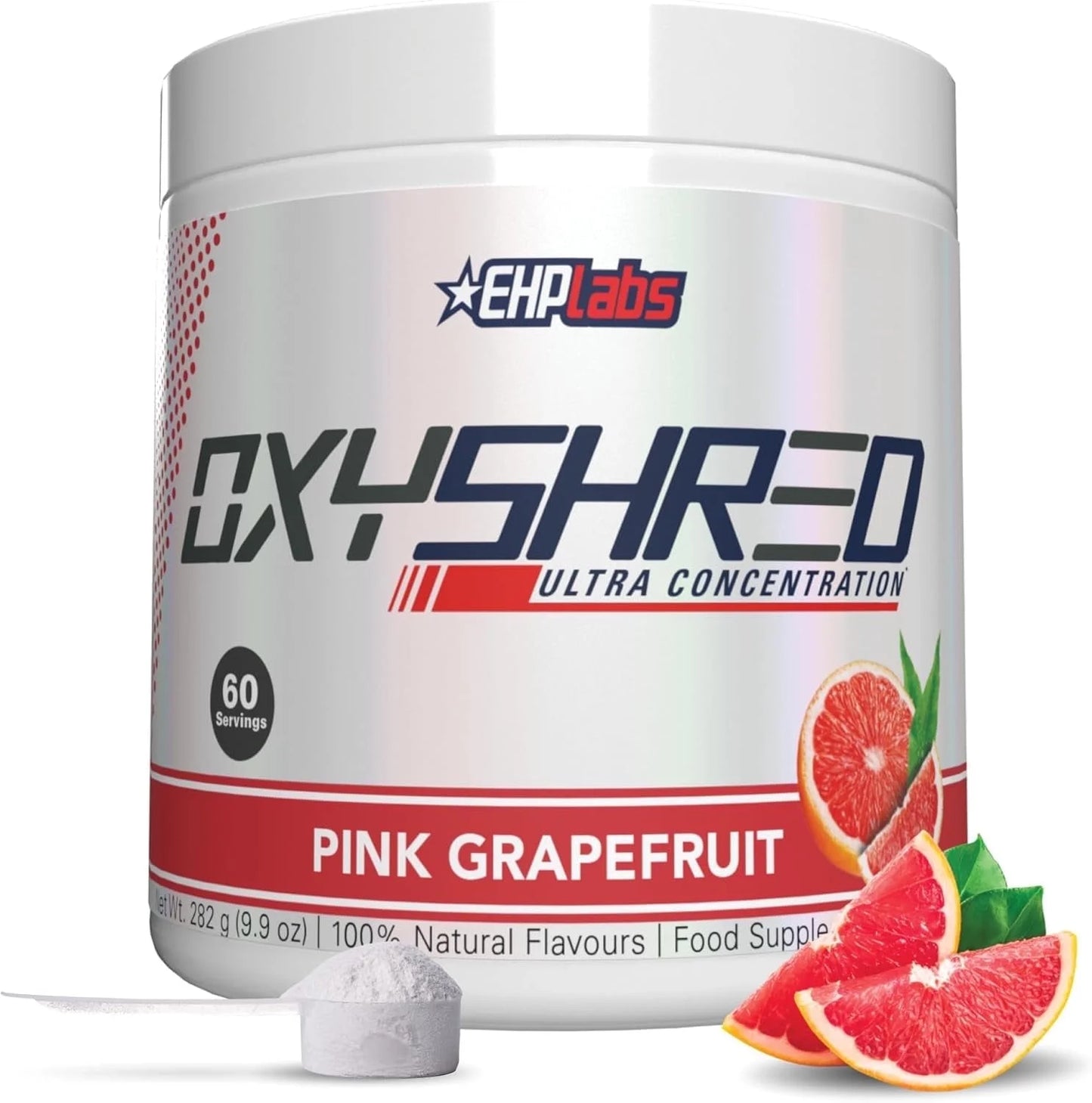 Oxyshred Pre Workout Powder - Preworkout Powder with L Glutamine & Acetyl L Carnitine, Energy Boost Drink - Pink Grapefruit, 60 Servings