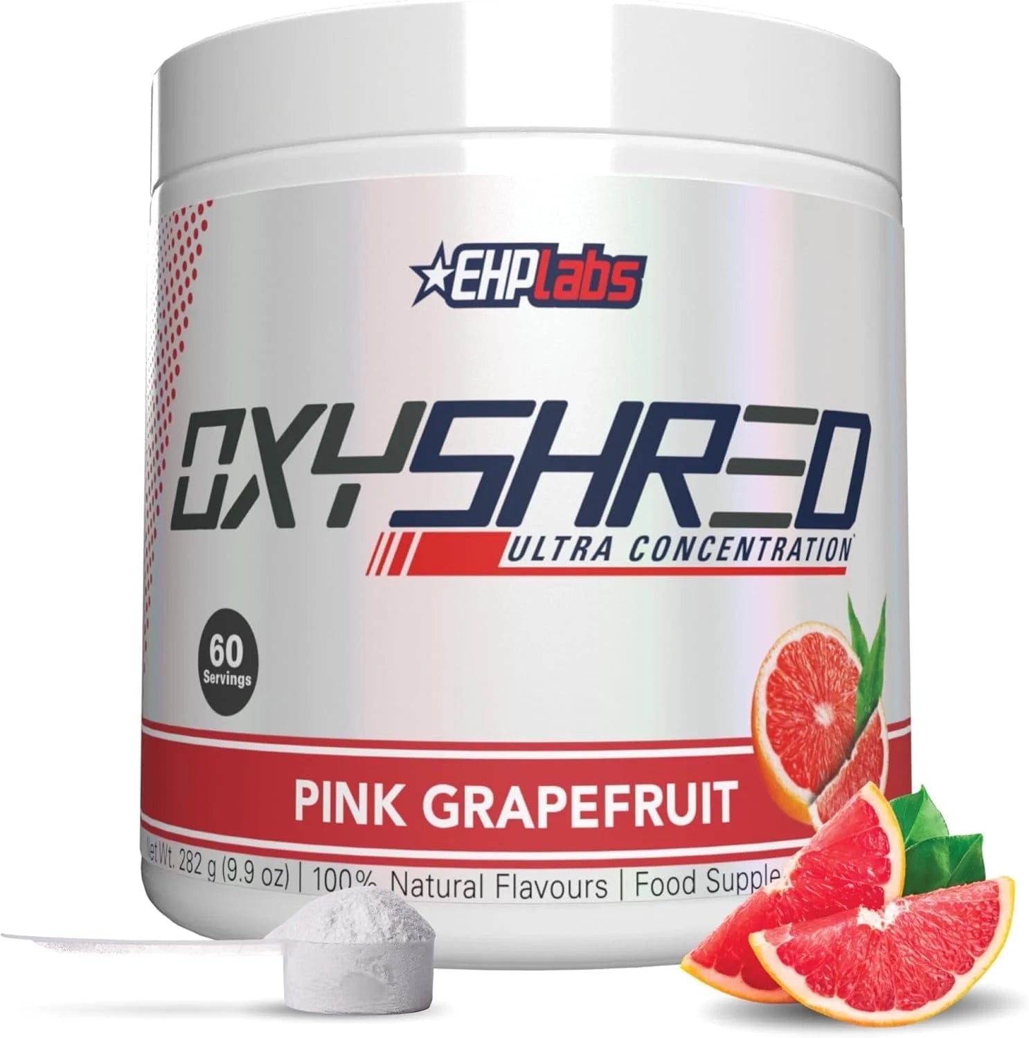 Oxyshred Pre Workout Powder - Preworkout Powder with L Glutamine & Acetyl L Carnitine, Energy Boost Drink - Pink Grapefruit, 60 Servings