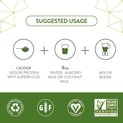 All Natural Veggie Protein, Chocolate, 2.5 Pound