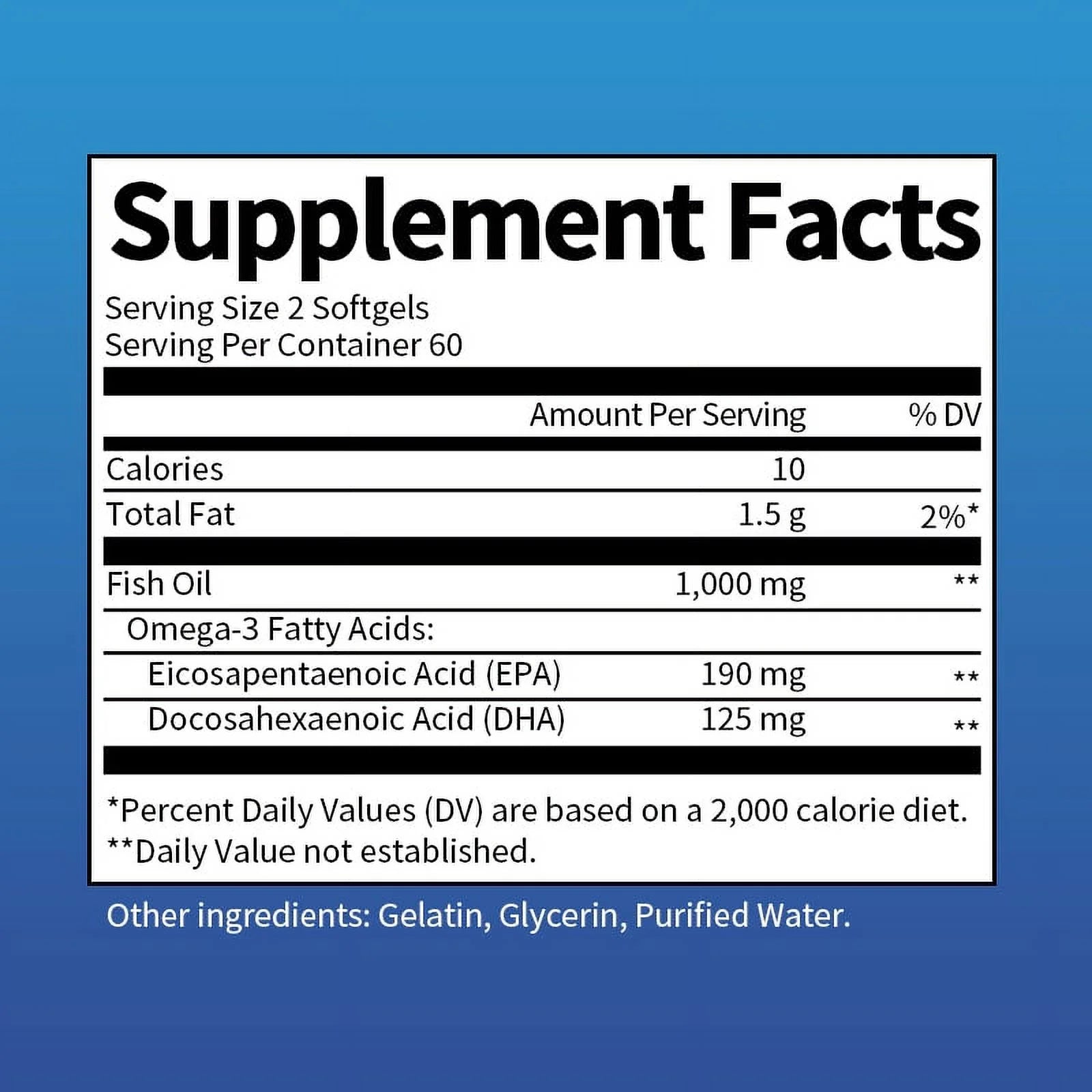 (3 Pack)Fish Oil Omega 3 Supplements - Supports Heart Health, 1000 Mg Fish Oil, Omega-3, EPA&DHA,120 Softgels