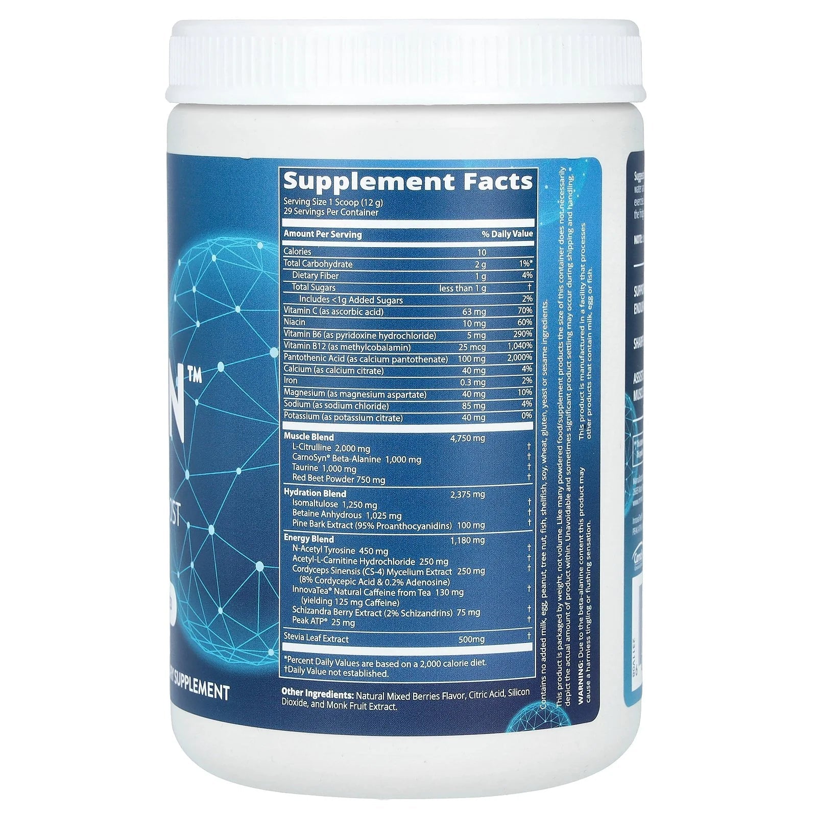 Driven, Pre Workout Powder, Mixed Berries, 29 ServingsDriven, Pre Workout Powder, Mixed Berries, 29 Servings