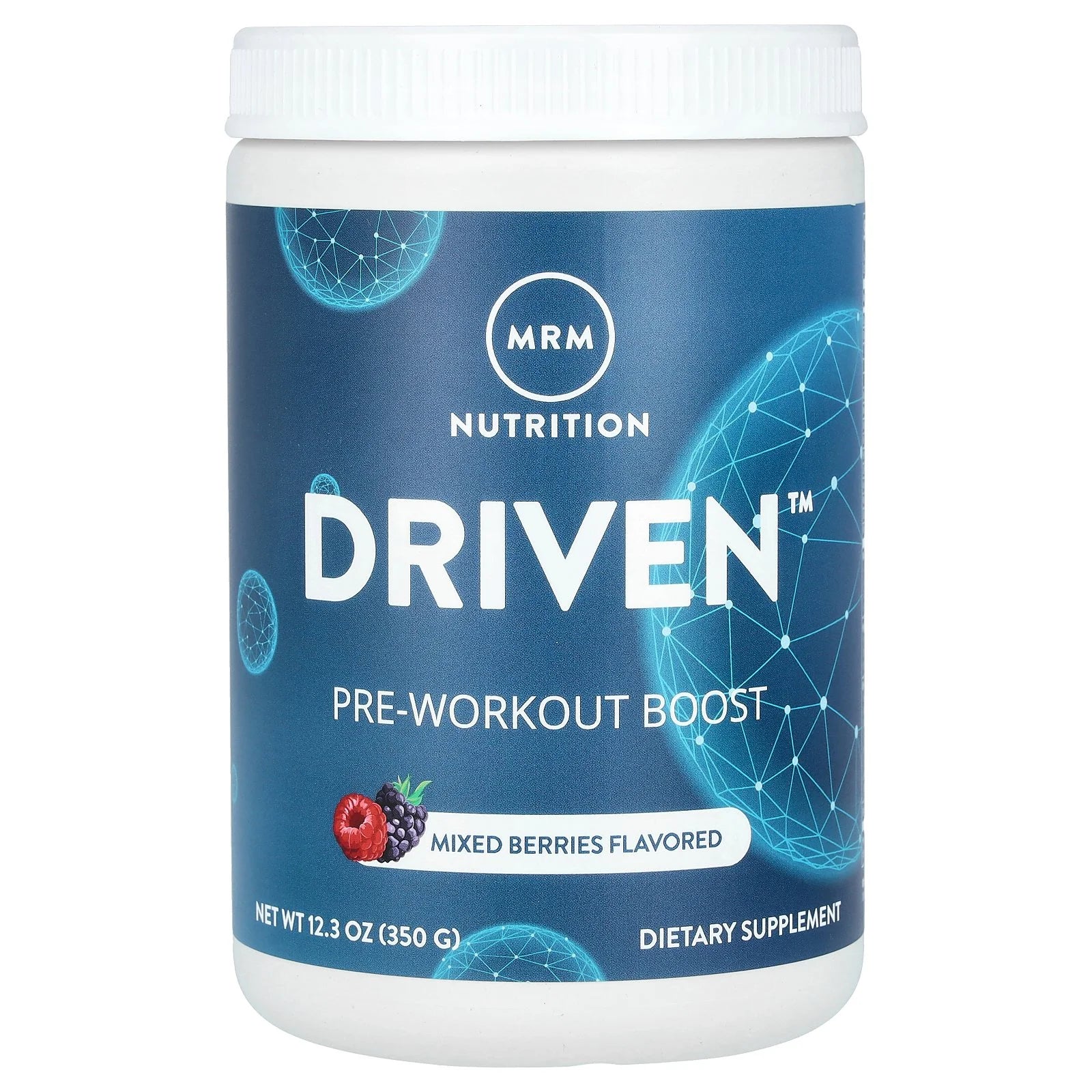 Driven, Pre Workout Powder, Mixed Berries, 29 ServingsDriven, Pre Workout Powder, Mixed Berries, 29 Servings