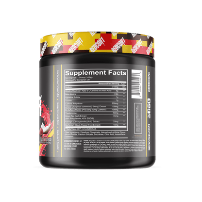 Total War Pre Workout, Tiger'S Blood - L Citrulline, Malic Acid, Green Tea Leaf Extract for Pump Boosting Pre Workout for Women & Men - 3.2G Beta Alanine to Reduce Exhaustion (30 Servings)