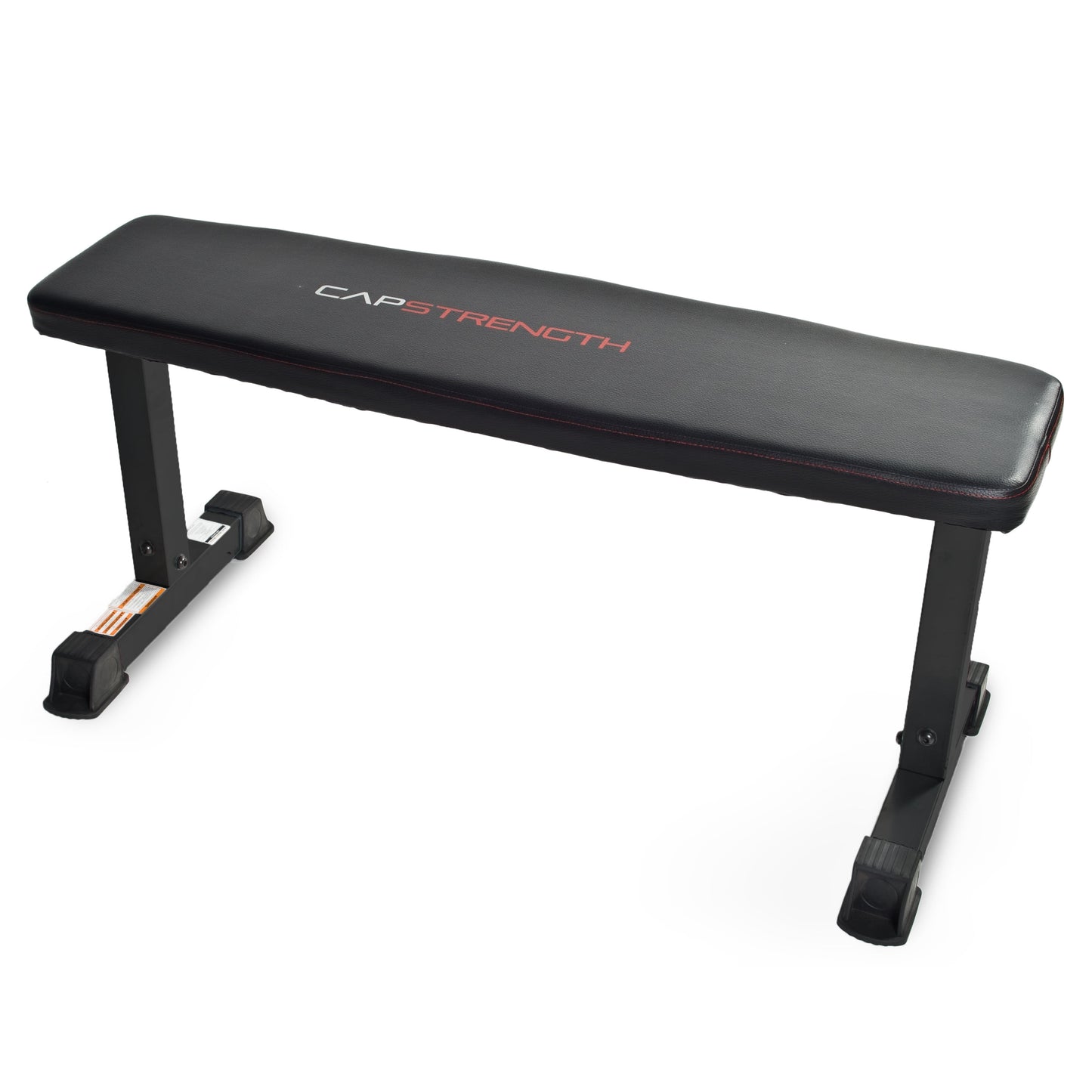 Strength Flat Utility Weight Bench (600 Lb Weight acity), Black