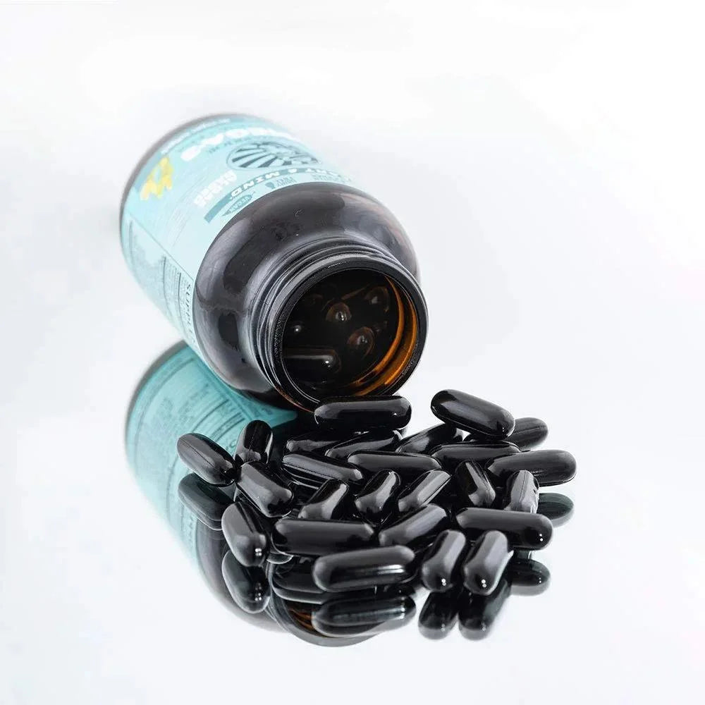 Vegan Omega 3 Fish Oil Supplement | Omega 3 DHA & EPA for Brain and Heart Support, 60Ct