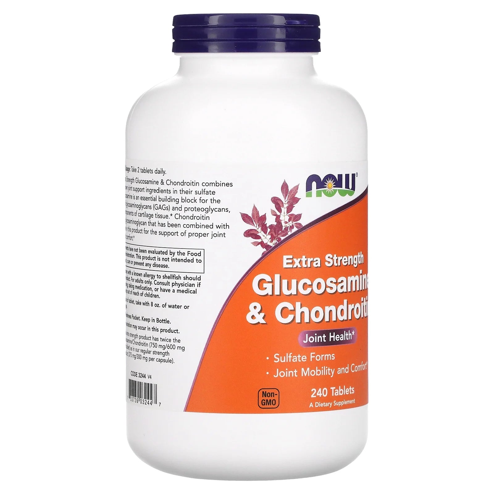 Foods Extra Strength Glucosamine & Chondroitin 240 Tabs