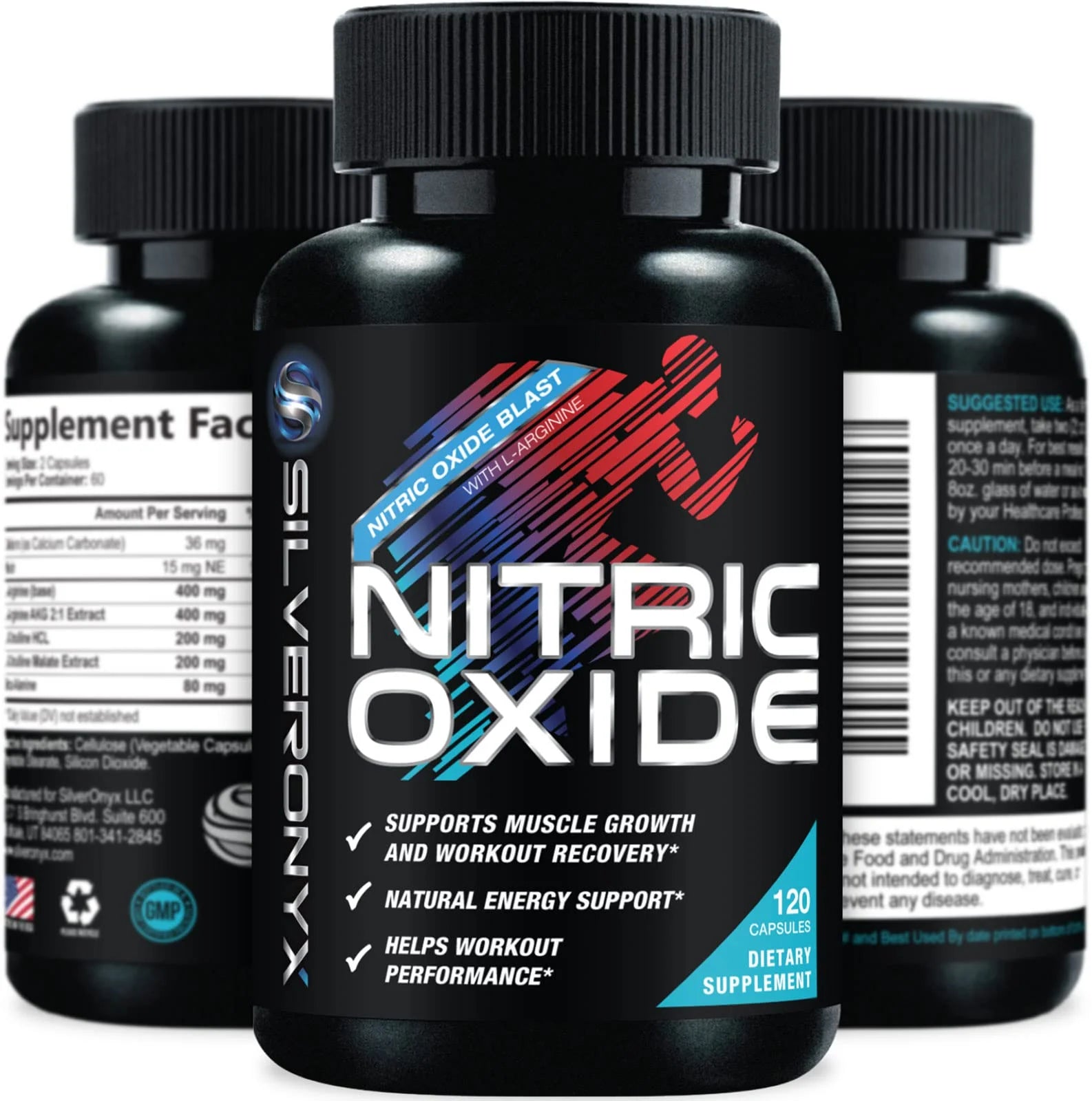 Extra Strength Nitric Oxide Supplement 3X Strength L Arginine, Citrulline Malate, AAKG, Beta Alanine - Premium Muscle Supporting Nitric Booster - Natural Energy & Heart Health Support - 120 CapsulesExtra Strength Nitric Oxide Supplement 3X Strength L Arginine, Citrulline Malate, AAKG, Beta Alanine - Premium Muscle Supporting Nitric Booster - Natural Energy & Heart Health Support - 120 Capsules