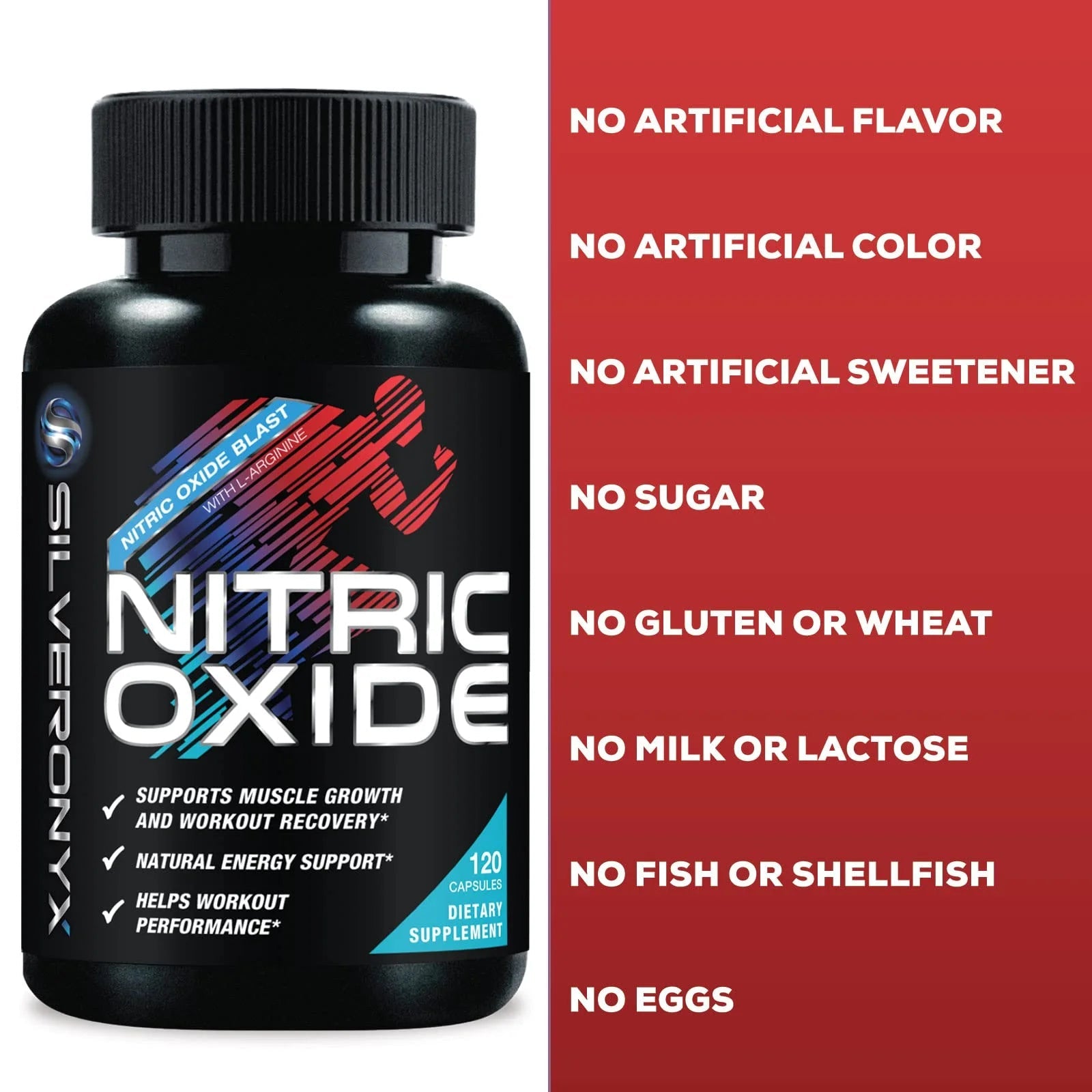 Extra Strength Nitric Oxide Supplement 3X Strength L Arginine, Citrulline Malate, AAKG, Beta Alanine - Premium Muscle Supporting Nitric Booster - Natural Energy & Heart Health Support - 120 CapsulesExtra Strength Nitric Oxide Supplement 3X Strength L Arginine, Citrulline Malate, AAKG, Beta Alanine - Premium Muscle Supporting Nitric Booster - Natural Energy & Heart Health Support - 120 Capsules