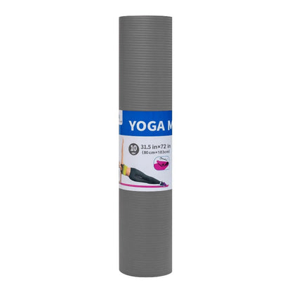 Extra Thick Yoga Mat 31.5"X72"X0.39" Thickness 9Mm - Eco Friendly Material - with High Density Anti - Tear Exercise BolsterExtra Thick Yoga Mat 31.5"X72"X0.39" Thickness 9Mm - Eco Friendly Material - with High Density Anti - Tear Exercise Bolster