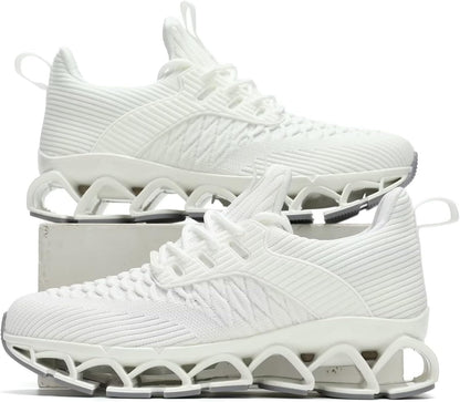 Womens Slip-Ins Running Shoes Blade Tennis Walking Sneakers Comfortable Fashion Non Slip Work Sport Shoes Gym Trainers