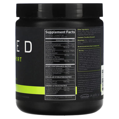 Pre- Sport Pre-Workout: Energy, Focus, Hydration, Endurance