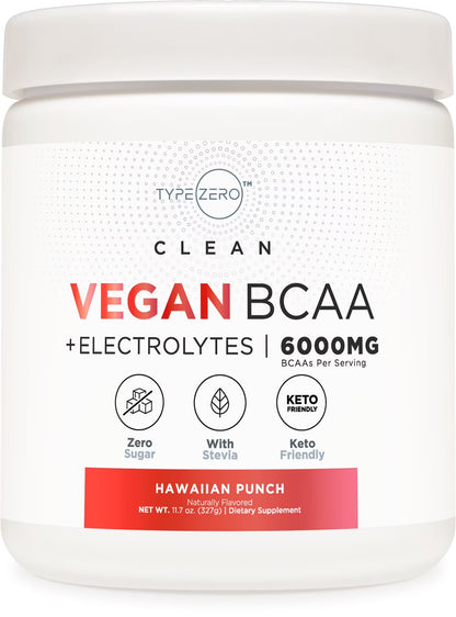 Ultra Clean Vegan BCAA Powder + Electrolytes (Tropical Punch | 6G)