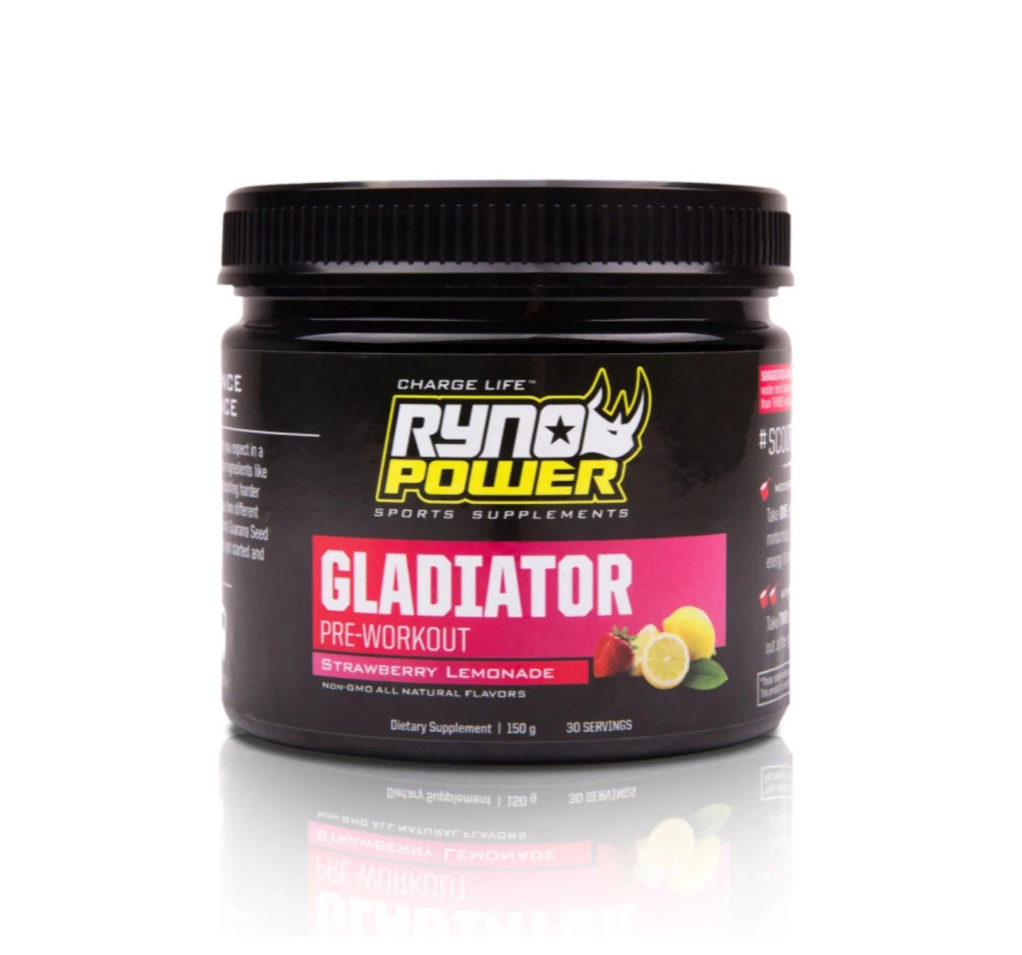 Gladiator Pre - Workout Drink Mix - Strawberry Lemonade, 30 ServingsGladiator Pre - Workout Drink Mix - Strawberry Lemonade, 30 Servings