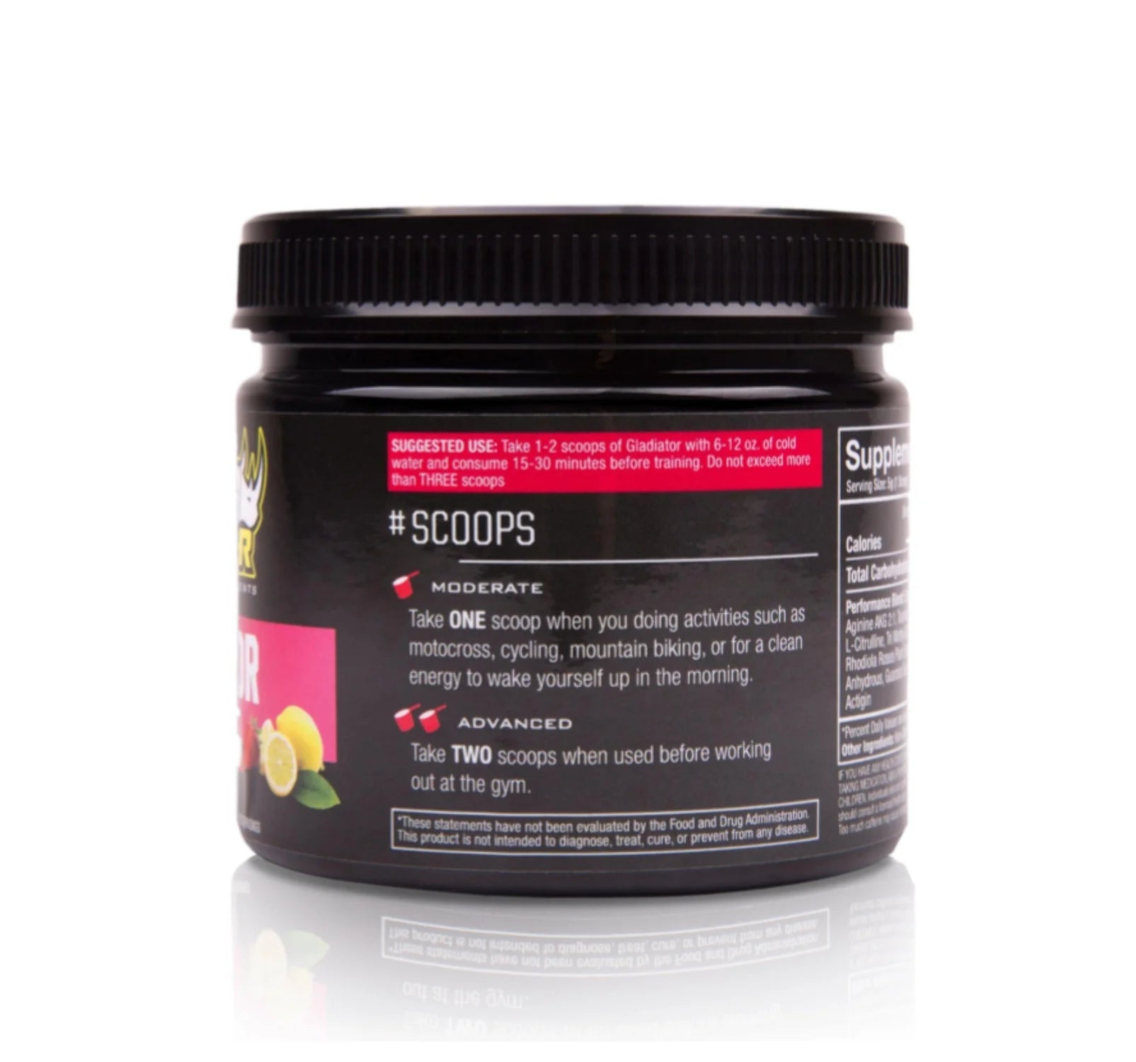 Gladiator Pre - Workout Drink Mix - Strawberry Lemonade, 30 ServingsGladiator Pre - Workout Drink Mix - Strawberry Lemonade, 30 Servings