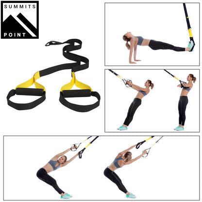 Home Gym Suspension Resistance Strength Training Fitness Straps Workout TrainerHome Gym Suspension Resistance Strength Training Fitness Straps Workout Trainer
