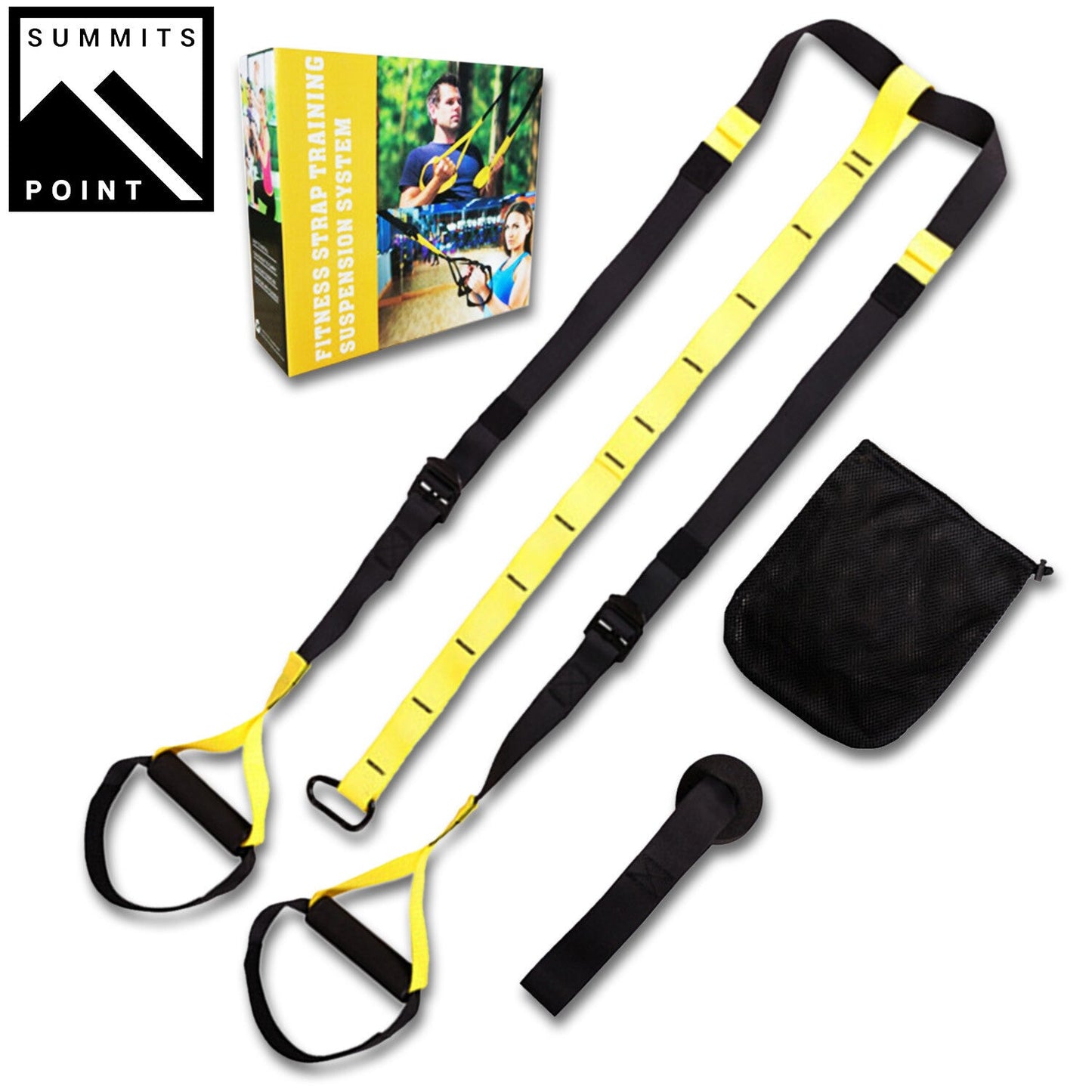 Home Gym Suspension Resistance Strength Training Fitness Straps Workout TrainerHome Gym Suspension Resistance Strength Training Fitness Straps Workout Trainer