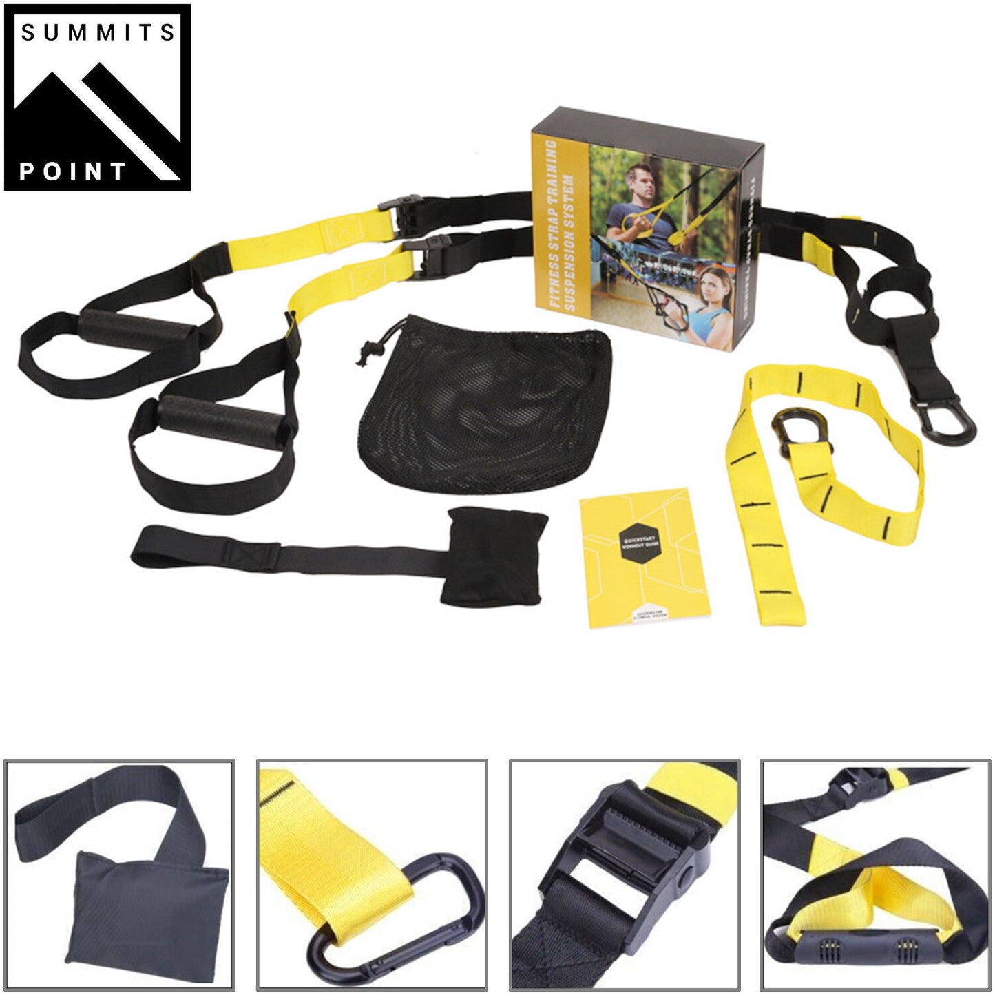 Home Gym Suspension Resistance Strength Training Fitness Straps Workout TrainerHome Gym Suspension Resistance Strength Training Fitness Straps Workout Trainer