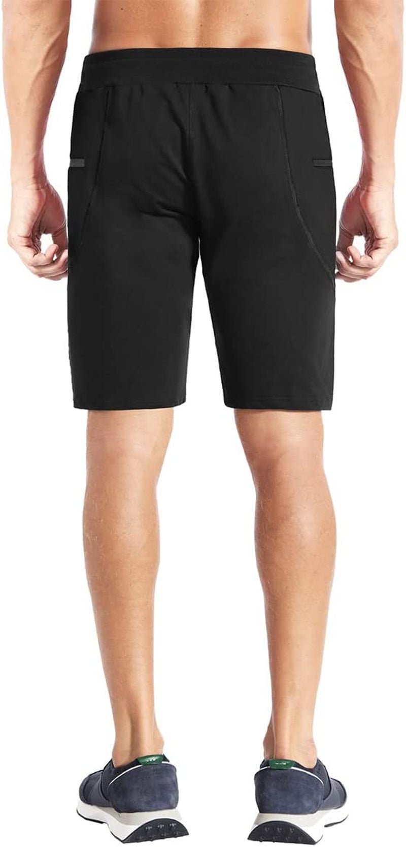 Men'S Sidelock Gym Workout Running Sport Shorts with Zipper PocketsMen'S Sidelock Gym Workout Running Sport Shorts with Zipper Pockets