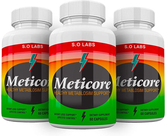 Meticore - Pills for Weight Loss - Energy Boosting Dietary Supplements for Weight Management and Metabolism - Advanced Ketogenic Ketones - 180 Capsules (3 Pack)Meticore - Pills for Weight Loss - Energy Boosting Dietary Supplements for Weight Management and Metabolism - Advanced Ketogenic Ketones - 180 Capsules (3 Pack)