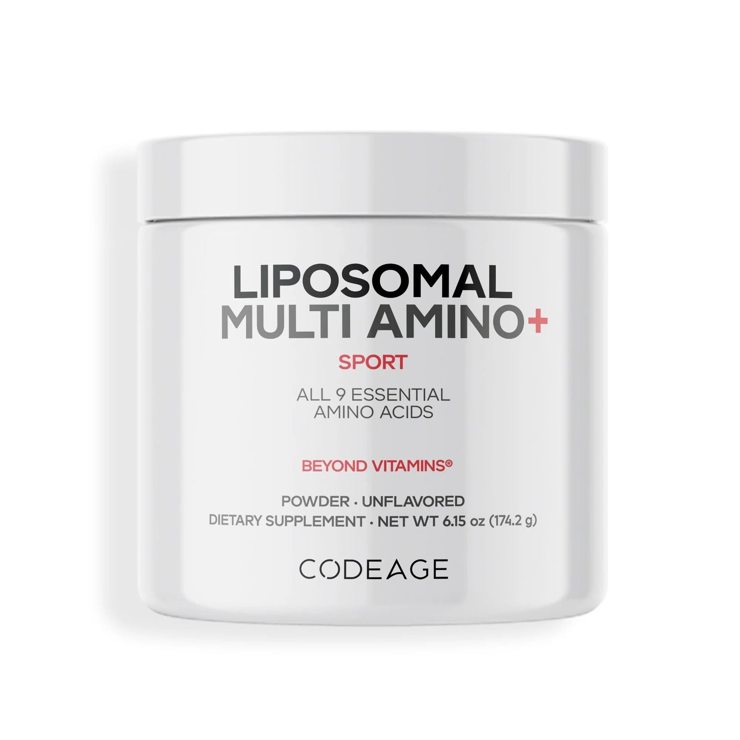 Multi Amino+ Powder, Liposomal EAA + Branched - Chain Amino Acid Powder Supplement, 6.15 OzMulti Amino+ Powder, Liposomal EAA + Branched - Chain Amino Acid Powder Supplement, 6.15 Oz