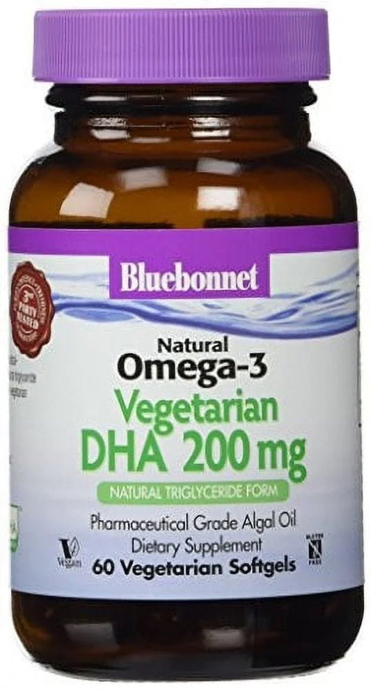 Natural Omega - 3 Vegetarian DHA 200Mg, 60CtNatural Omega - 3 Vegetarian DHA 200Mg, 60Ct