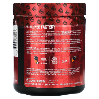 Nitro Surge, Shred Thermogenic Pre - Workout, Orange Pineapple, 7.4 Oz (210 G)Nitro Surge, Shred Thermogenic Pre - Workout, Orange Pineapple, 7.4 Oz (210 G)