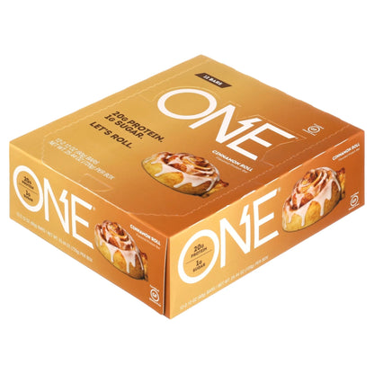 ONE Protein Bar, Cinnamon Roll, 20G Protein, 12 CtONE Protein Bar, Cinnamon Roll, 20G Protein, 12 Ct