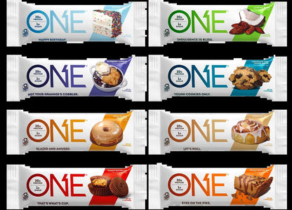 ONE Protein Bar, Cinnamon Roll, 20G Protein, 12 CtONE Protein Bar, Cinnamon Roll, 20G Protein, 12 Ct