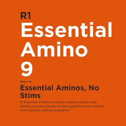 RULE 1 Essential Amino 9 Peach Mango 30 Serv Amino Acids Hydration 345GRULE 1 Essential Amino 9 Peach Mango 30 Serv Amino Acids Hydration 345G