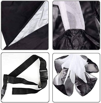 Running Speed Training Football Parachute 48 Inch Speed Parachute for KidsRunning Speed Training Football Parachute 48 Inch Speed Parachute for Kids